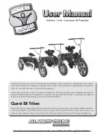 Preview for 1 page of Quest 88 Trikes User Manual