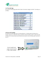 Preview for 8 page of Quest Controls 100 T-Stat LLC User Manual