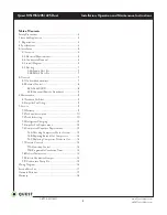 Preview for 2 page of Quest Engineering 105 Dual Installation, Operation And Maintenance Instructions