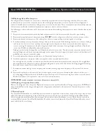 Preview for 13 page of Quest Engineering 105 Dual Installation, Operation And Maintenance Instructions