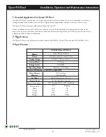 Preview for 4 page of Quest Engineering 110 Dual Installation, Operation And Maintenance Instructions