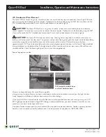 Preview for 7 page of Quest Engineering 110 Dual Installation, Operation And Maintenance Instructions