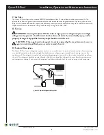 Preview for 9 page of Quest Engineering 110 Dual Installation, Operation And Maintenance Instructions