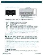 Preview for 14 page of Quest Engineering 335 Installation, Operation And Maintenance Instructions