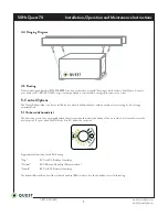 Preview for 7 page of Quest Engineering 70 Installation, Operation And Maintenance Instructions