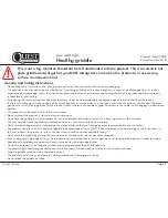 Preview for 2 page of Quest Engineering 7505 Instructions Manual