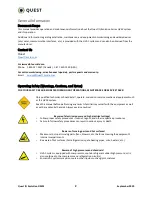 Preview for 3 page of Quest Engineering AG204 Operation And Maintenance Manual