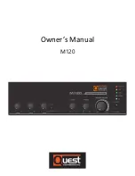 Quest Engineering M120 Owner'S Manual preview
