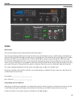 Предварительный просмотр 4 страницы Quest Engineering M120bt Owner'S Manual