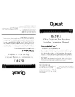 Preview for 1 page of Quest Engineering QLS8.1 Instruction Manual