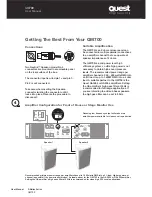 Preview for 6 page of Quest Engineering Qmotion QM700 User Manual