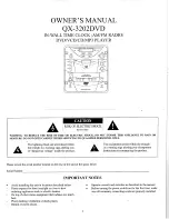 Quest Engineering QX-3202DVD Owner'S Manual preview