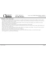 Preview for 4 page of Quest Engineering Screen House 4 Instructions Manual