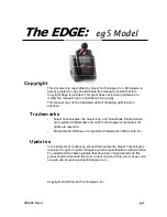 Quest Engineering The EDGE eg5 User Manual preview