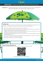 Preview for 2 page of Quest Leisure Products Childrens dinosaur garden set SP2025 Instructions Manual