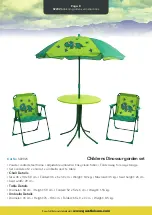 Предварительный просмотр 8 страницы Quest Leisure Products Childrens dinosaur SP2025 Instructions Manual