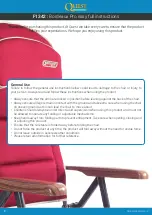 Preview for 2 page of Quest Leisure Products ELITE Bordeaux Pro Easy F1342 Instructions Manual