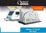 Предварительный просмотр 1 страницы Quest Leisure Products Falcon Air Porch Awnings Instructions Manual