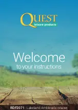 Preview for 1 page of Quest Leisure Products Lakeland Ambleside Instructions Manual