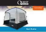 Quest Leisure Products Nest Shelter Instructions Manual preview