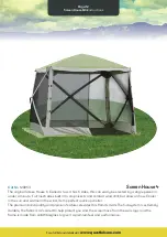 Preview for 12 page of Quest Leisure Products Screen House Mini Full Item Instructions And Extended Details