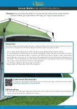 Предварительный просмотр 2 страницы Quest Leisure Products Screen Shelter Instructions Manual