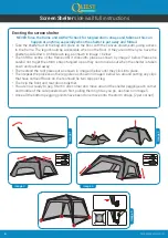 Предварительный просмотр 4 страницы Quest Leisure Products Screen Shelter Instructions Manual