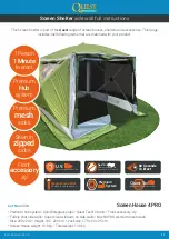 Предварительный просмотр 11 страницы Quest Leisure Products Screen Shelter Instructions Manual