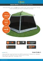 Предварительный просмотр 13 страницы Quest Leisure Products Screen Shelter Instructions Manual