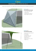 Предварительный просмотр 14 страницы Quest Leisure Products Screen Shelter Instructions Manual