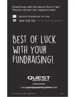 Preview for 11 page of Quest Payment Systems Donation Point TAP Getting Started Manual