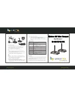 Preview for 1 page of Questtel 1B-SDI-W-TX User Manual