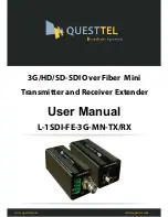 Questtel L-1SDI-FE-3G-MN-TX User Manual preview