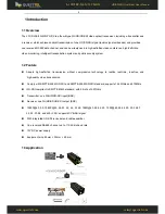 Preview for 3 page of Questtel L-1SDI-FE-3G-MN-TX User Manual