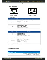 Preview for 4 page of Questtel L-1SDI-FE-3G-MN-TX User Manual