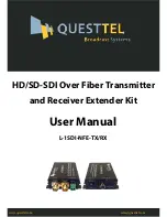 Questtel L-1SDI-NFE-RX User Manual preview