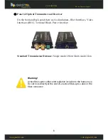 Preview for 8 page of Questtel L-1SDI-NFE-RX User Manual