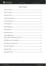 Preview for 2 page of Questtel L-1SDI-SFE-TX/RX User Manual