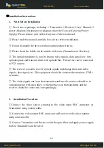 Preview for 11 page of Questtel L-1SDI-SFE-TX/RX User Manual