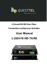 Предварительный просмотр 1 страницы Questtel L-2SDI-FE-HD-RX User Manual