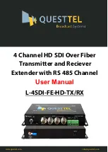 Questtel L-4SDI-FE-HD-RX User Manual preview