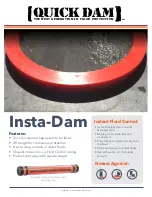 Preview for 1 page of QUICK DAM Insta-Dam Manual