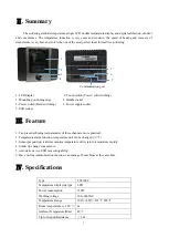 Предварительный просмотр 4 страницы QUICK INTELLIGENT EQUIPMENT TS2300C Operation Manual