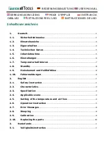 Preview for 2 page of Quick Tools QU861DW User Manual