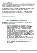 Preview for 11 page of Quick Tools QU861DW User Manual