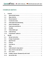 Preview for 2 page of Quick Tools QUTR1300A User Manual