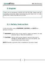 Preview for 18 page of Quick Tools QUTR1300A User Manual