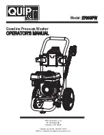 Предварительный просмотр 1 страницы Quick 2700GPW Operator'S Manual