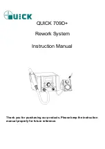 Preview for 1 page of Quick 709D+ Instruction Manual