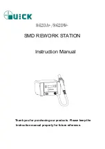 Preview for 1 page of Quick 862DA+ Instruction Manual